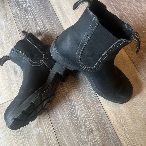 Blundstone Women’s Original High Top Volcan Black Boots AU 4 - Picture 3 of 6